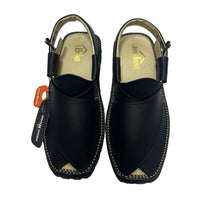 Buy Black Peshawari Chappal Online