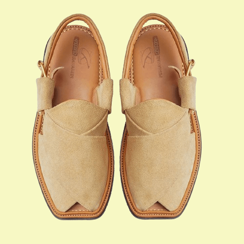 Suede Traditional Camel Chappal