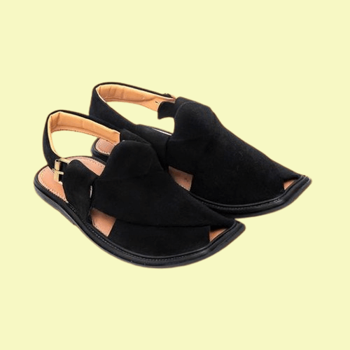 Zalmi Chappal with Suede Leather