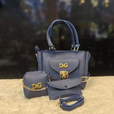 Convertible Leather Handbag Set