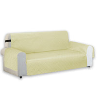 Jersey Quilted Sofa Cover with Piping