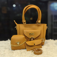 Convertible Leather Handbag Set