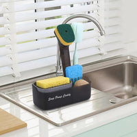 3-in-1 Double Sponge Pump Caddy & Holder