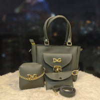 Convertible Leather Handbag Set