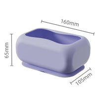 Space-Saving Silicone Tissue Box with Suction Cup