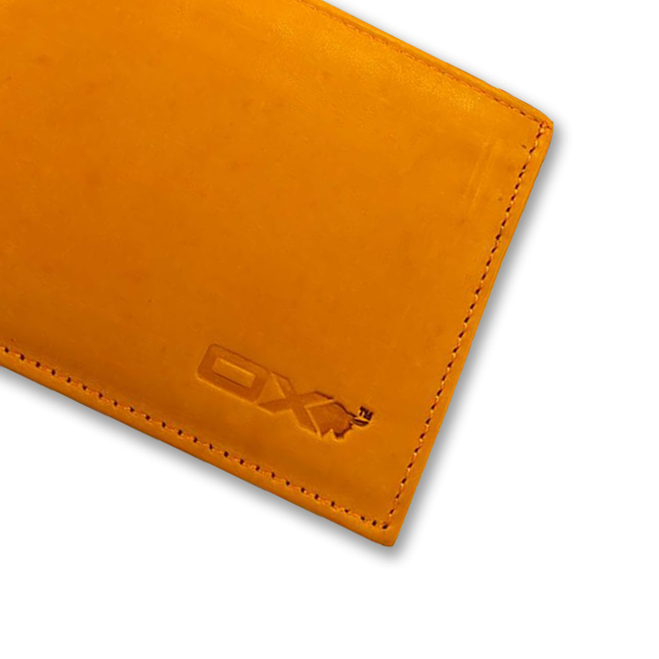 Classic Orange Leather Wallet