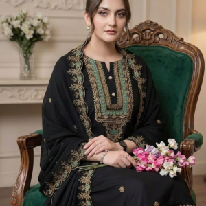 Noor Sequence Lawn 3PC Suit