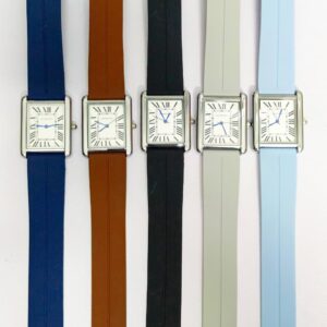Classic Square Dial Watch – Premium Strap Collection (5 Colors Available)