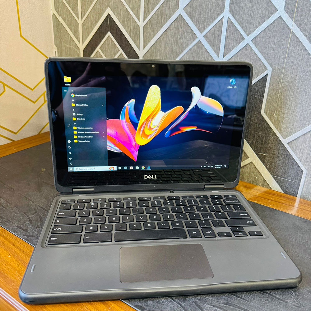 Dell Chromebook 3100 | 1.1 GHz Intel Celeron N4000 Dual-Core | 4GB Ram | 32GB Storage | Windows 10 | 360 Rotatable | 11.6″ Touchscreen Display | Chromebook - Image 6