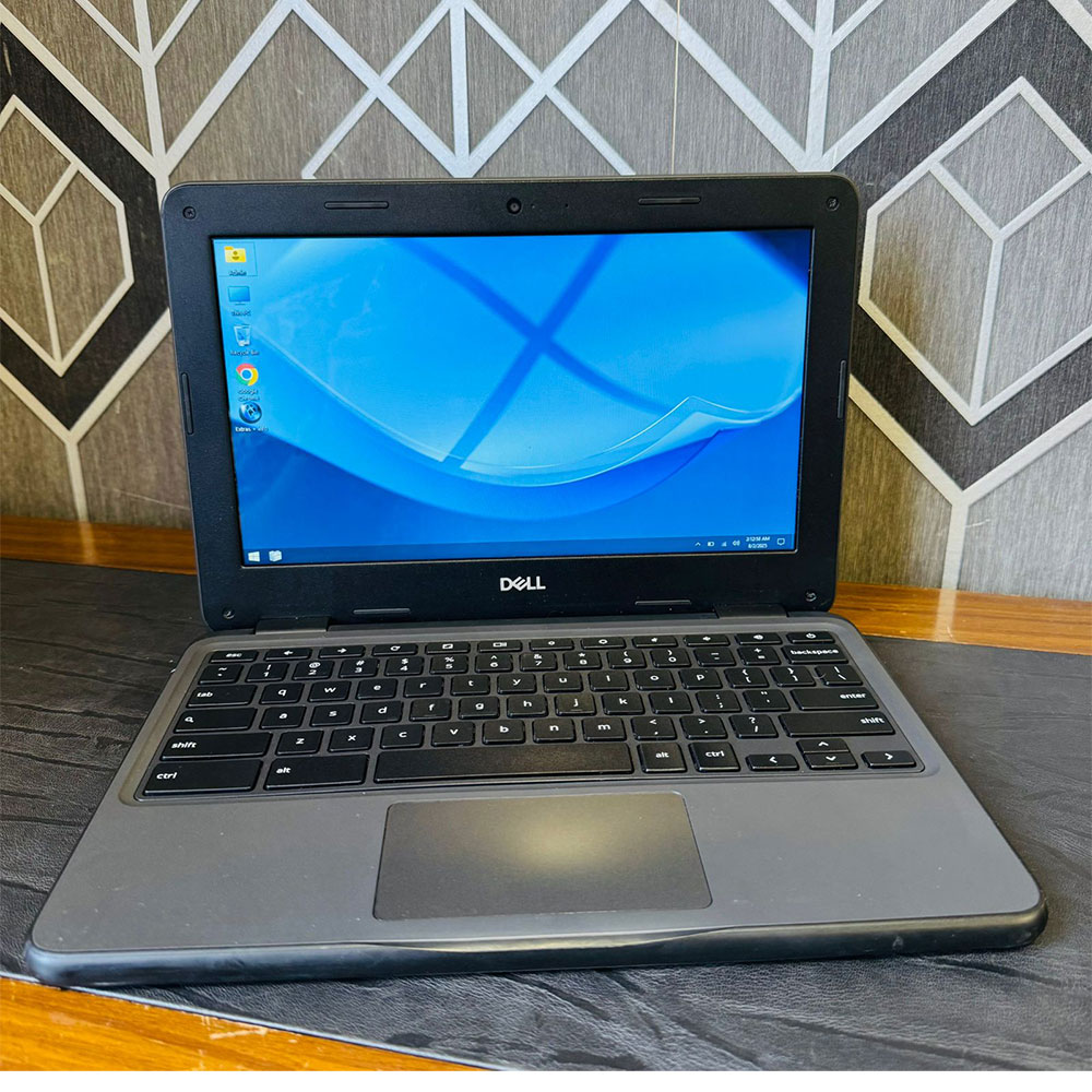 Dell-Chromebook-3100-Price-in-Pakistan Dell Chromebook 3100 | Intel Celeron N4020 Processor | 4GB Ram | 16GB Storage | 11.6″ Display | 2029 Updateable | Chromebook - Image 4