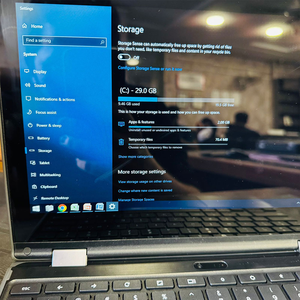 Lenovo | 500E 2nd Gen | 2 in 1 Chromebook | 32GB Storage | 4GB RAM | Touch Screen | 11.6″ Screen | Windows 10 | 360 Rotatable Screen | Chromebook - Image 7