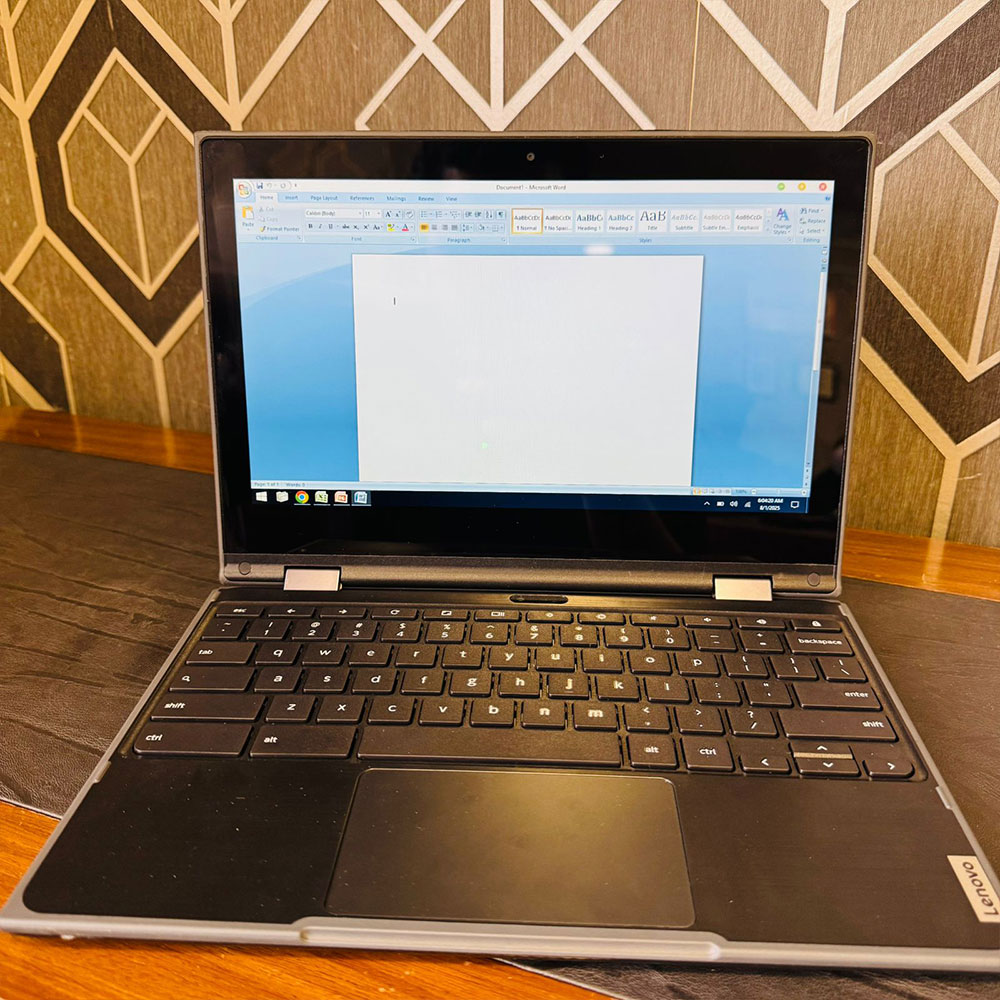 Lenovo | 500E 2nd Gen | 2 in 1 Chromebook | 32GB Storage | 4GB RAM | Touch Screen | 11.6″ Screen | Windows 10 | 360 Rotatable Screen | Chromebook - Image 9