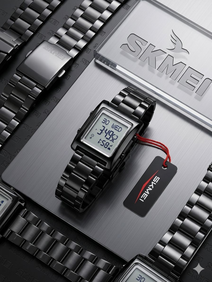 SKMEI Digital Gents Chain Watch