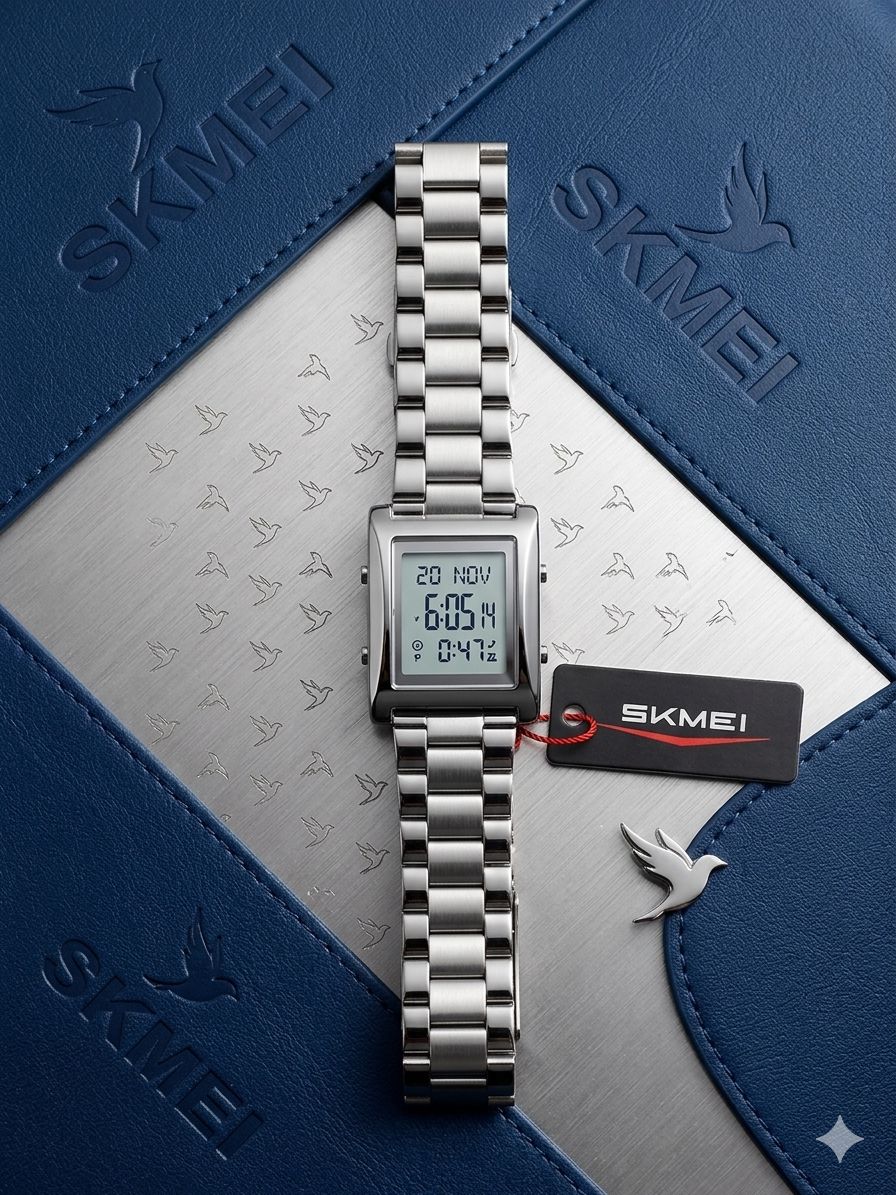 SKMEI Digital Gents Chain Watch - Image 2