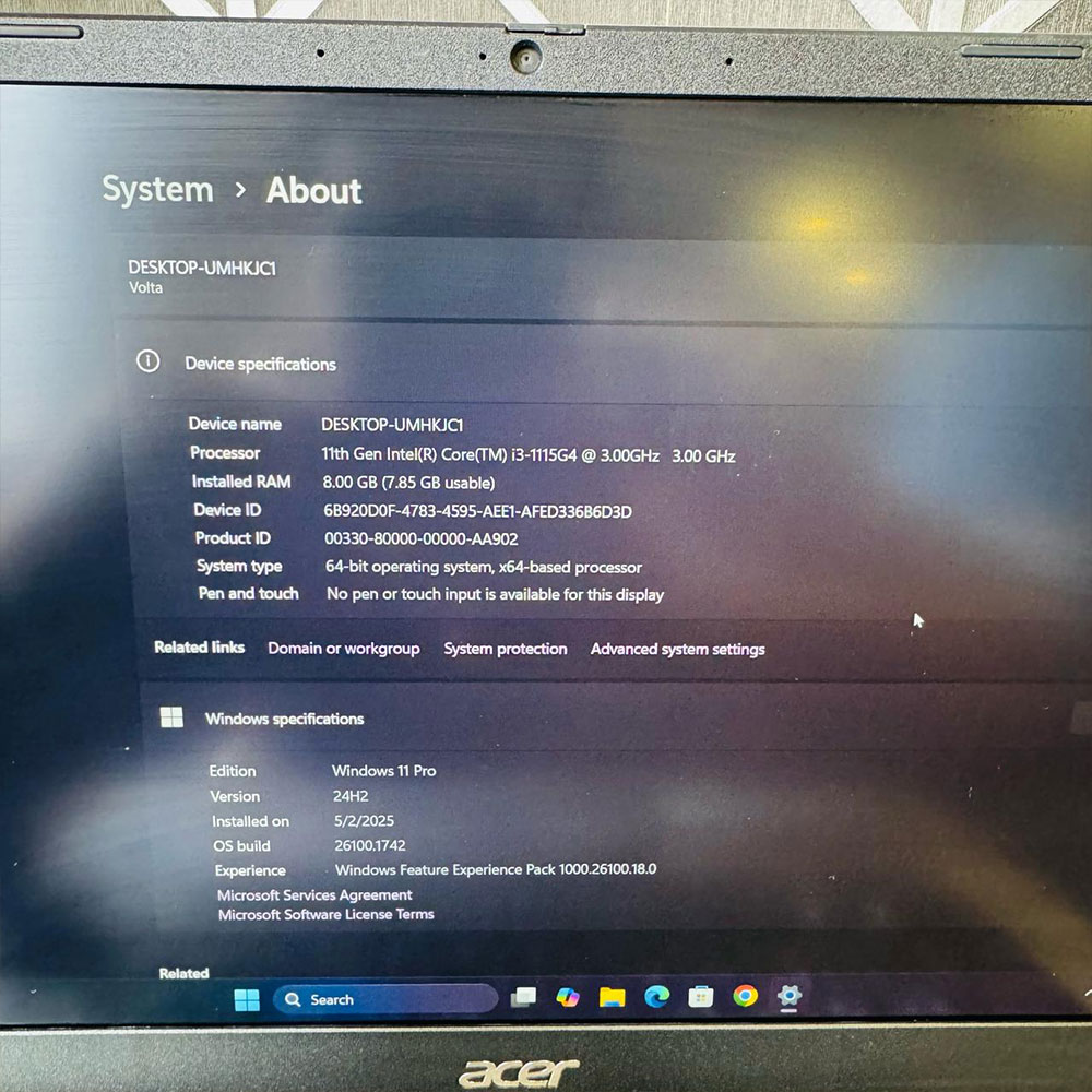 Acer Chromebook | 514 | 256GB Storage | 8GB RAM | 14″ FHD Display | Windows 11 | Backlit Keyboard | Intel Core i3-1115G4 3.0 GHz | Chromebook - Image 6