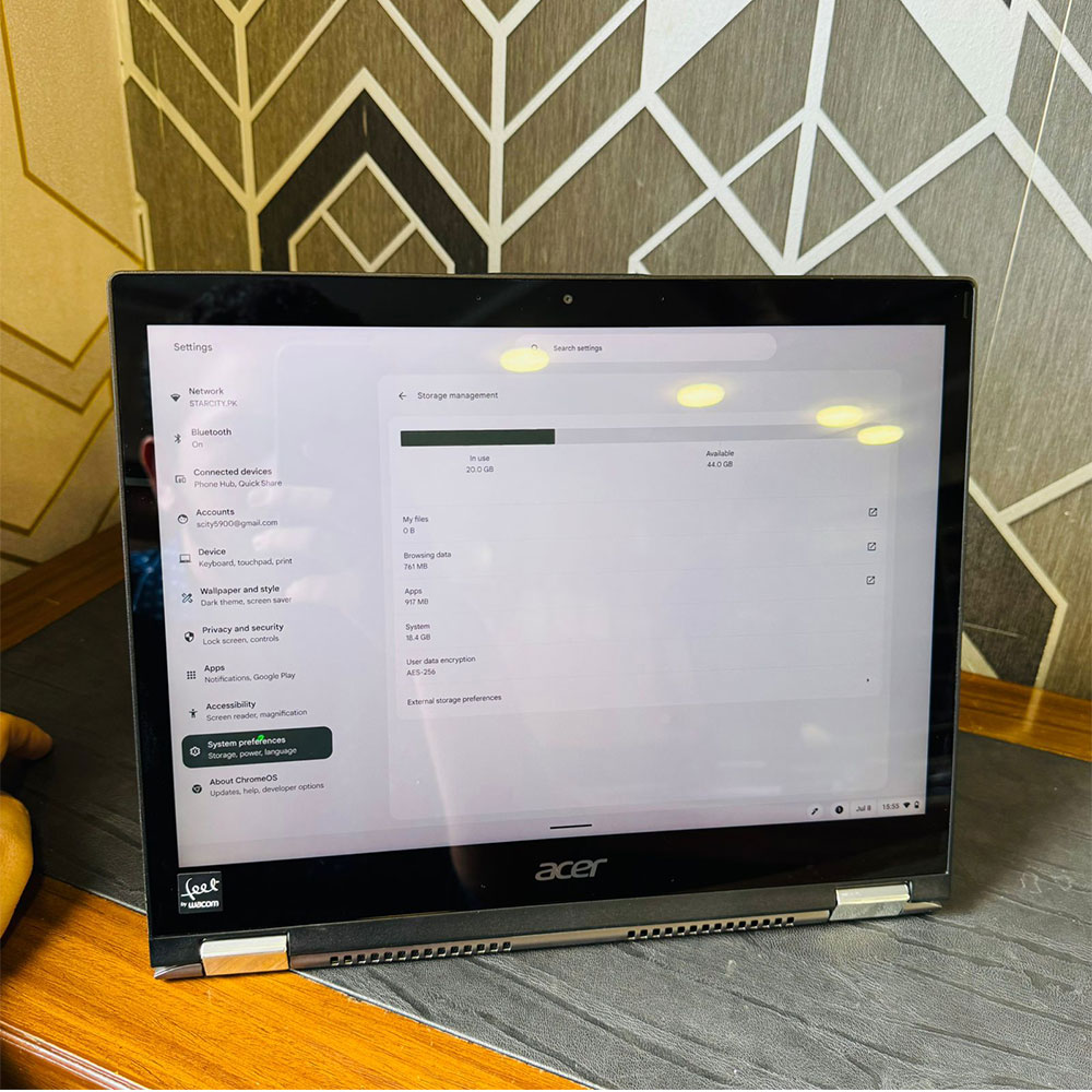 Acer | Spin 713 | Chromebook | 64GB SSD | 8GB RAM | Intel Core i5 8th Gen | Backlit Keyboard | With Stylus Pen | 2028 Updateable | 360 Rotatable | 13.5″ QHD Touchscreen Display | ChromeBook - Image 10