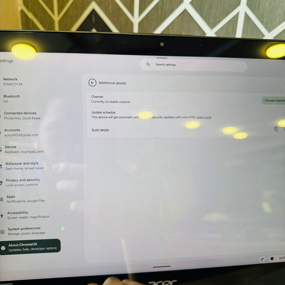 Acer | Spin 713 | Chromebook | 64GB SSD | 8GB RAM | Intel Core i5 8th Gen | Backlit Keyboard | With Stylus Pen | 2028 Updateable | 360 Rotatable | 13.5″ QHD Touchscreen Display | ChromeBook - Image 2