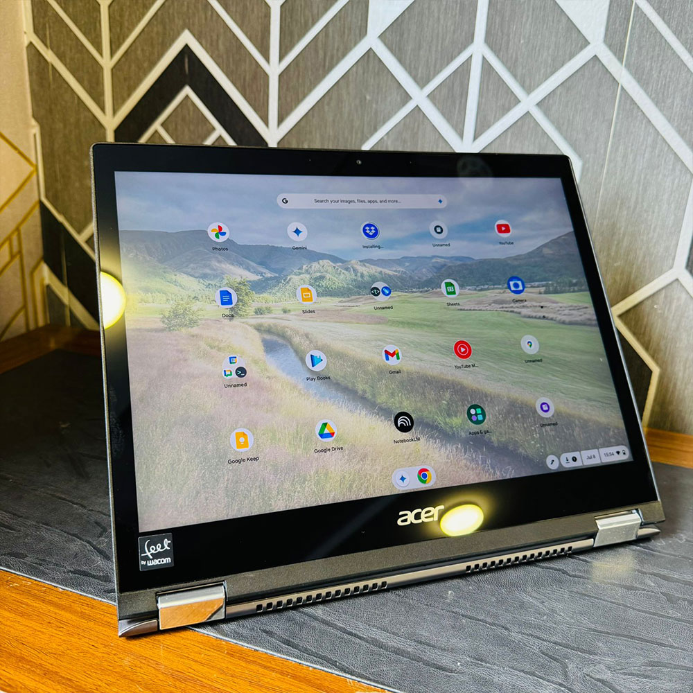 Acer | Spin 713 | Chromebook | 64GB SSD | 8GB RAM | Intel Core i5 8th Gen | Backlit Keyboard | With Stylus Pen | 2028 Updateable | 360 Rotatable | 13.5″ QHD Touchscreen Display | ChromeBook - Image 6