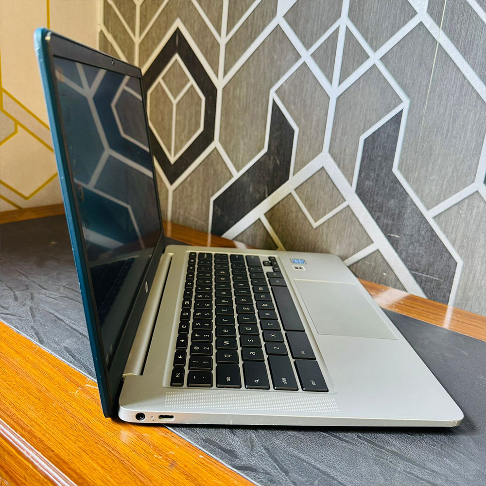 HP | Chromebook 14a-na0062tg | 128GB Storage | 4GB RAM | 14″ HD Display | Playstore Supported | Backlit Keyboard | Intel Pentium Silver N5030U 1.10GHz | ChromeBook - Image 9