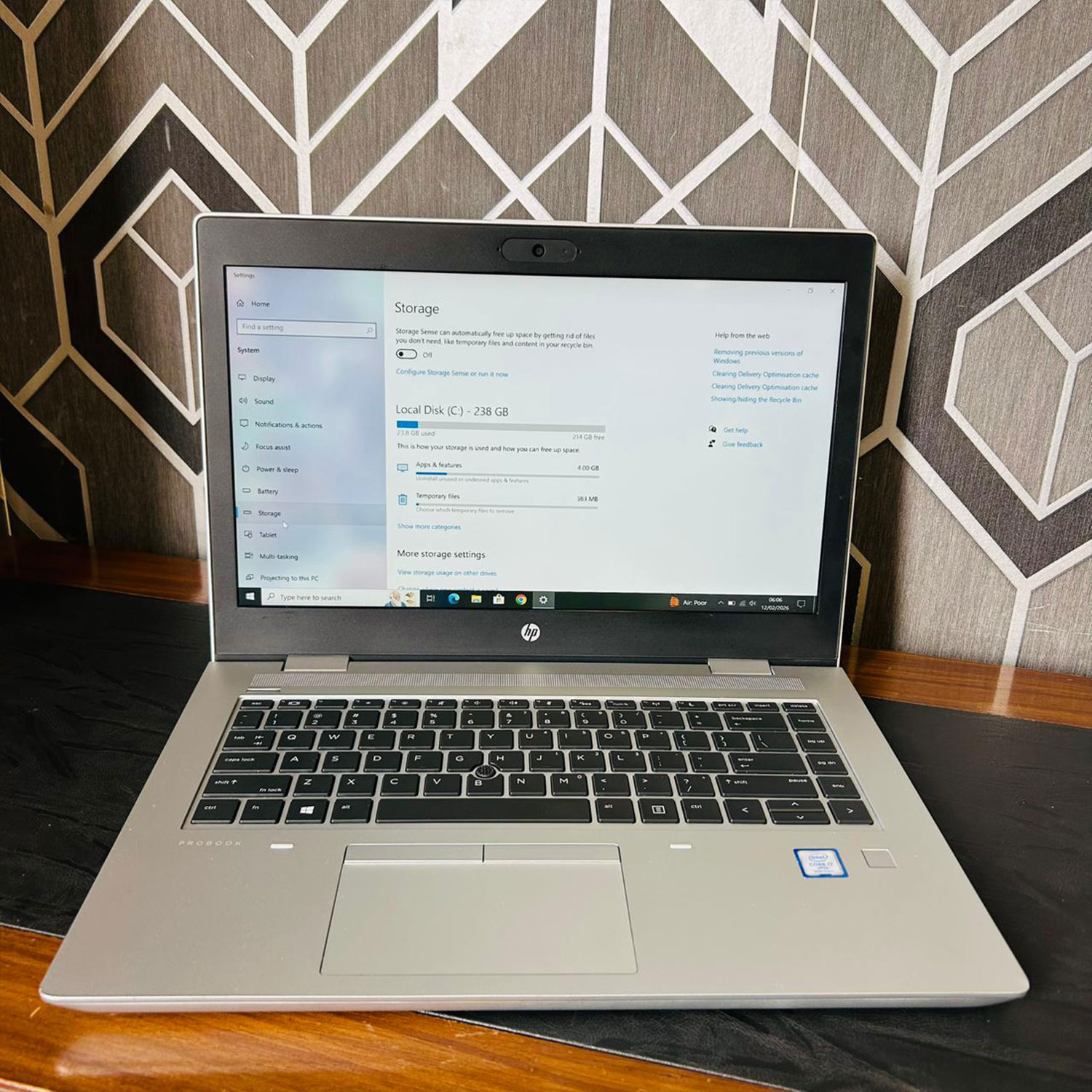 HP | ProBook 640 G5 Laptop | 256GB SSD | 8GB RAM | Core i7-8365U | 8th Gen | 14″ FHD Display | Backlit Keyboard | 1.6GHz Processor | Laptop - Image 6