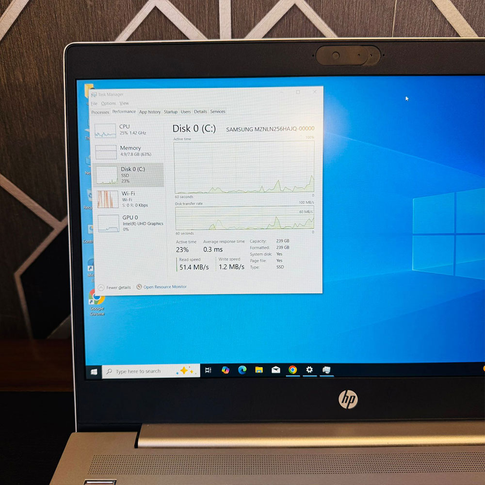 HP | ProBook 440 G7 Laptop | 256GB SSD | 8GB RAM | 10th Generation | Intel Core i5-10210U QuadCore Processor | 14″ FHD Display | 1.6GHz Processor | Laptop - Image 10