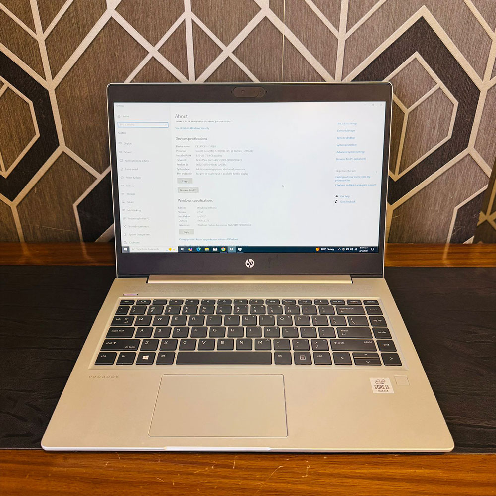 HP | ProBook 440 G7 Laptop | 256GB SSD | 8GB RAM | 10th Generation | Intel Core i5-10210U QuadCore Processor | 14″ FHD Display | 1.6GHz Processor | Laptop - Image 2