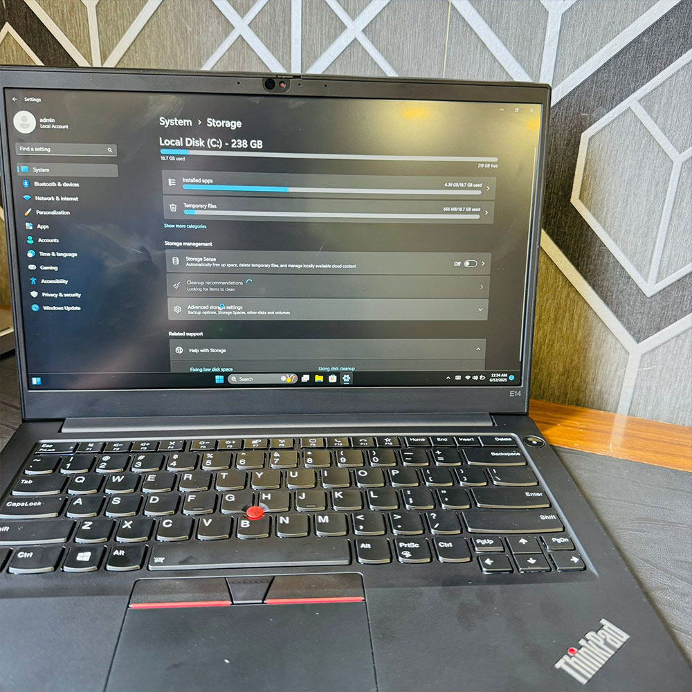 Lenovo ThinkPad | E14 Gen 2 Laptop | 8GB Ram | 256GB Storage | 14″ Full HD IPS Display | Intel Core i5-1135G7 2.40 GHz | Laptop - Image 4
