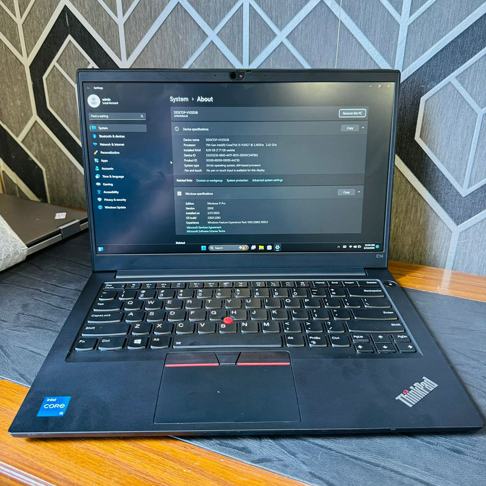 Lenovo ThinkPad | E14 Gen 2 Laptop | 8GB Ram | 256GB Storage | 14″ Full HD IPS Display | Intel Core i5-1135G7 2.40 GHz | Laptop - Image 7