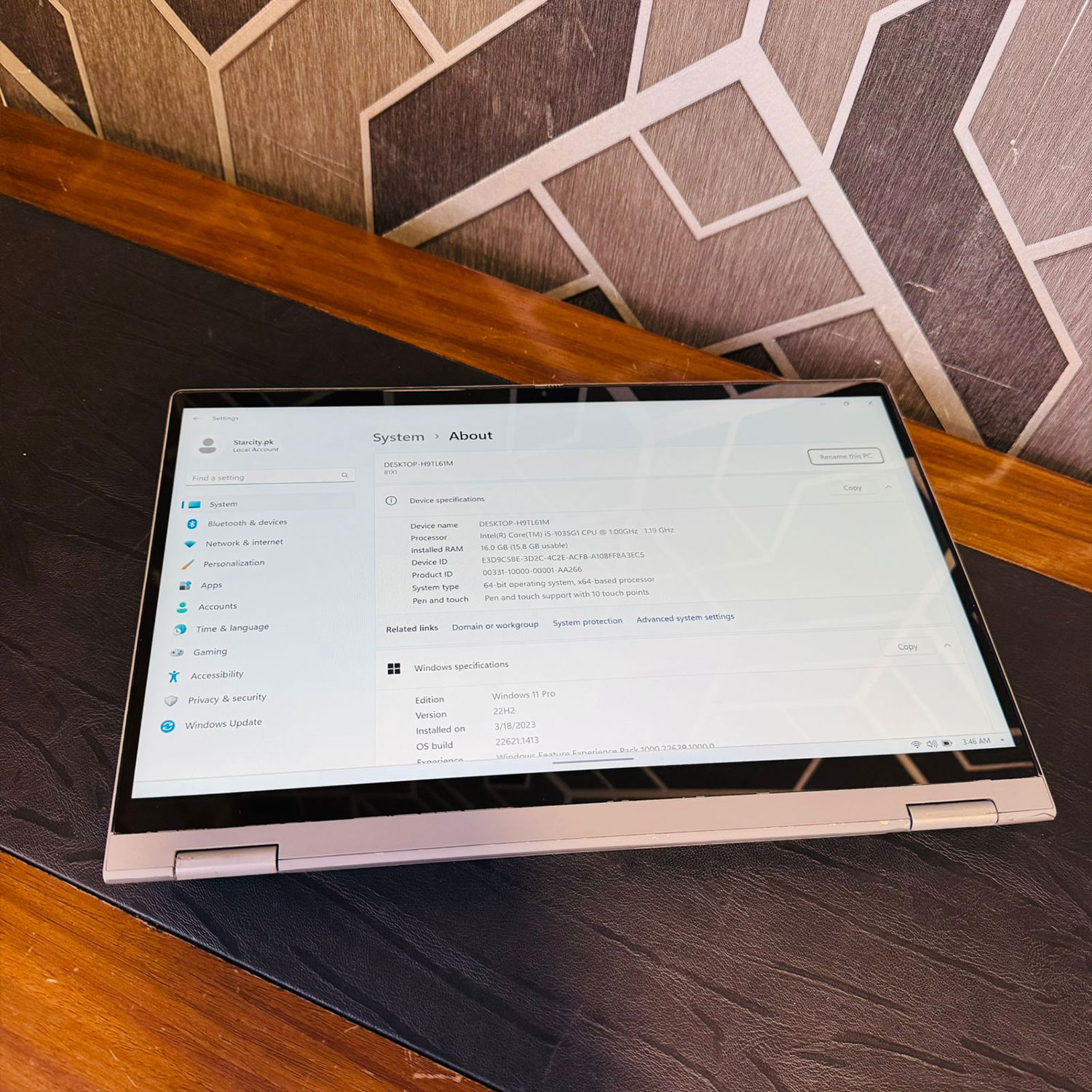 Lenovo | IdeaPad Flex 5 Laptop | Core i5-1035G1 | 16GB RAM | 512GB SSD | x360 Convertible | Touchscreen | 1.0GHz Processor | 14″ FHD Display | Laptop - Image 2