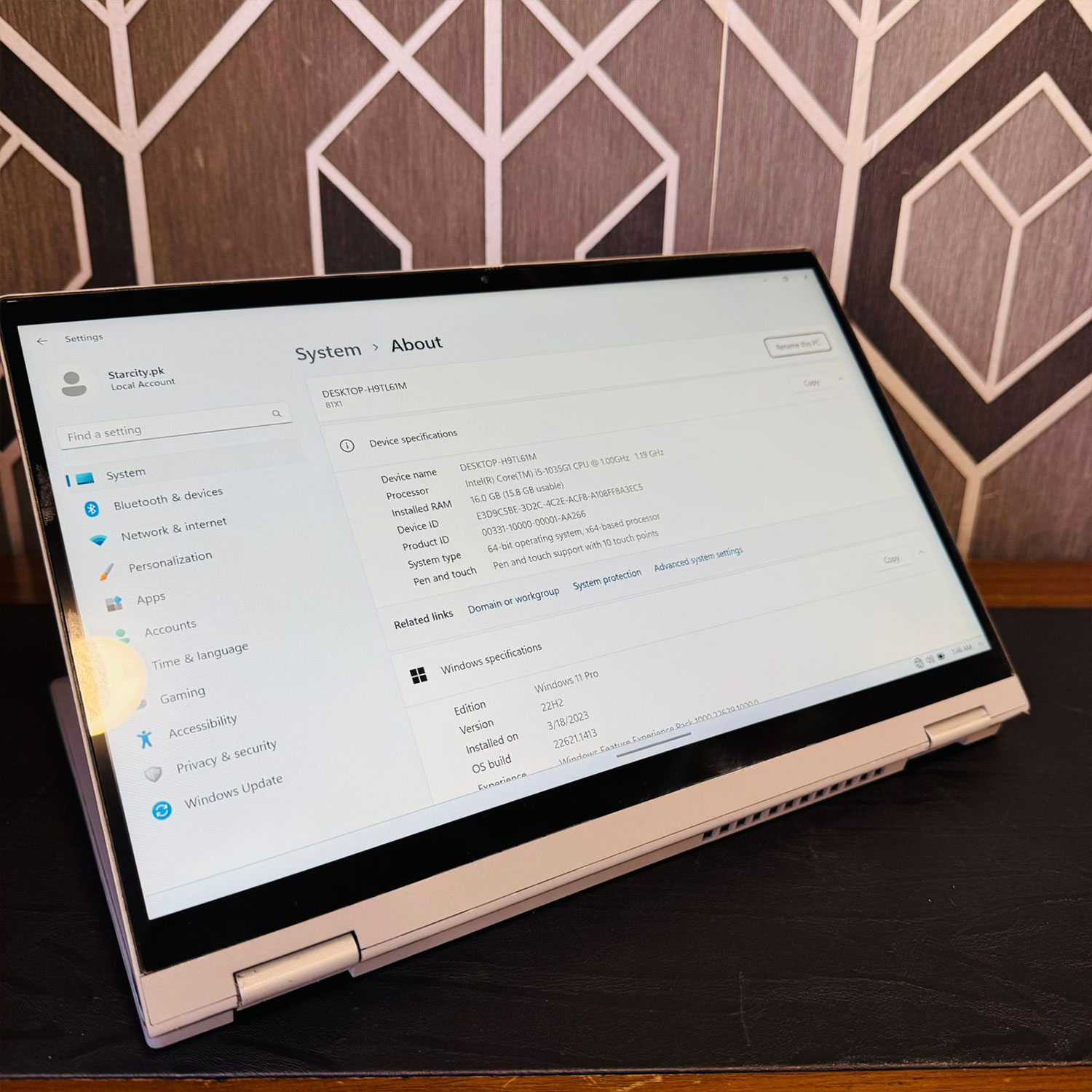 Lenovo | IdeaPad Flex 5 Laptop | Core i5-1035G1 | 16GB RAM | 512GB SSD | x360 Convertible | Touchscreen | 1.0GHz Processor | 14″ FHD Display | Laptop - Image 4