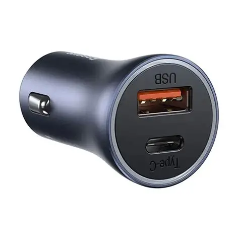 Baseus Car Charger – Fast Charging Dual USB/Type-C Adapter - Image 4