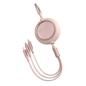 Baseus Bright Mirror Series 3-in-1 Retractable Fast Charging Cable (3.5A)