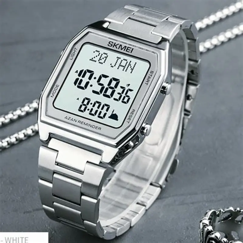 SKMEI Digital Gents Chain Watch - Image 3