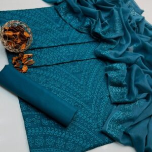 Chiffli Chicken Kari Lawn 3-Piece Suit