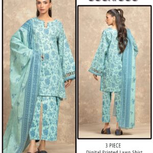 Eden Robe Digital Printed Lawn Shirt & Trouser with Digital Printed Lawn Dupatta