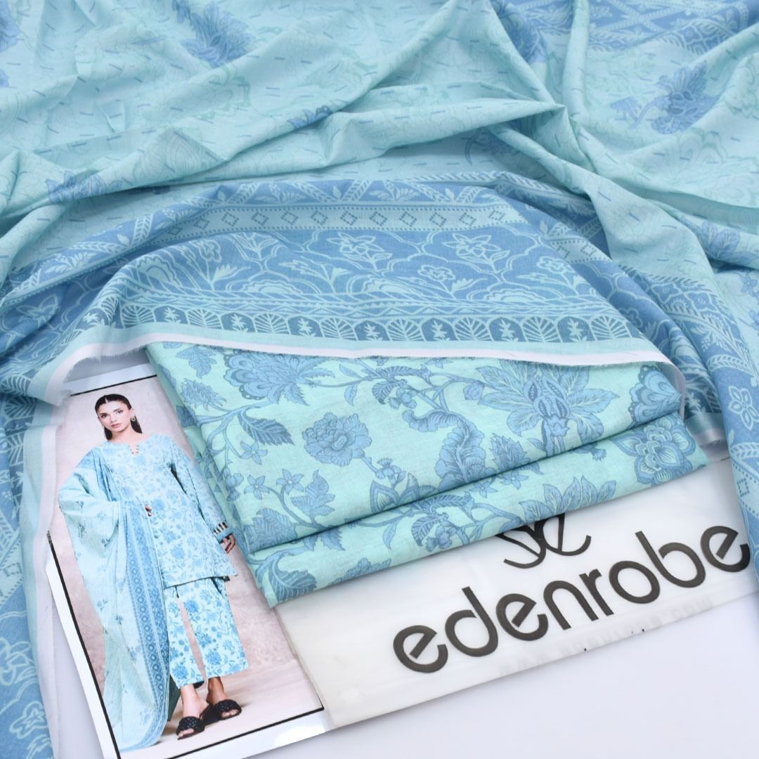 Eden Robe Digital Printed Lawn Shirt & Trouser with Digital Printed Lawn Dupatta - Image 3