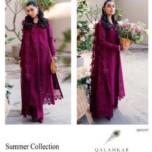 QALAMKAR Summer Collection 2026 – 3 Piece Unstitched Lawn Suit