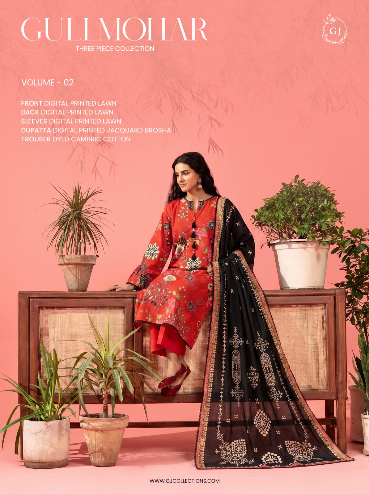 GUL MOHAR by GUL JEE – 2026 Lawn 3 Piece Collection - Image 7