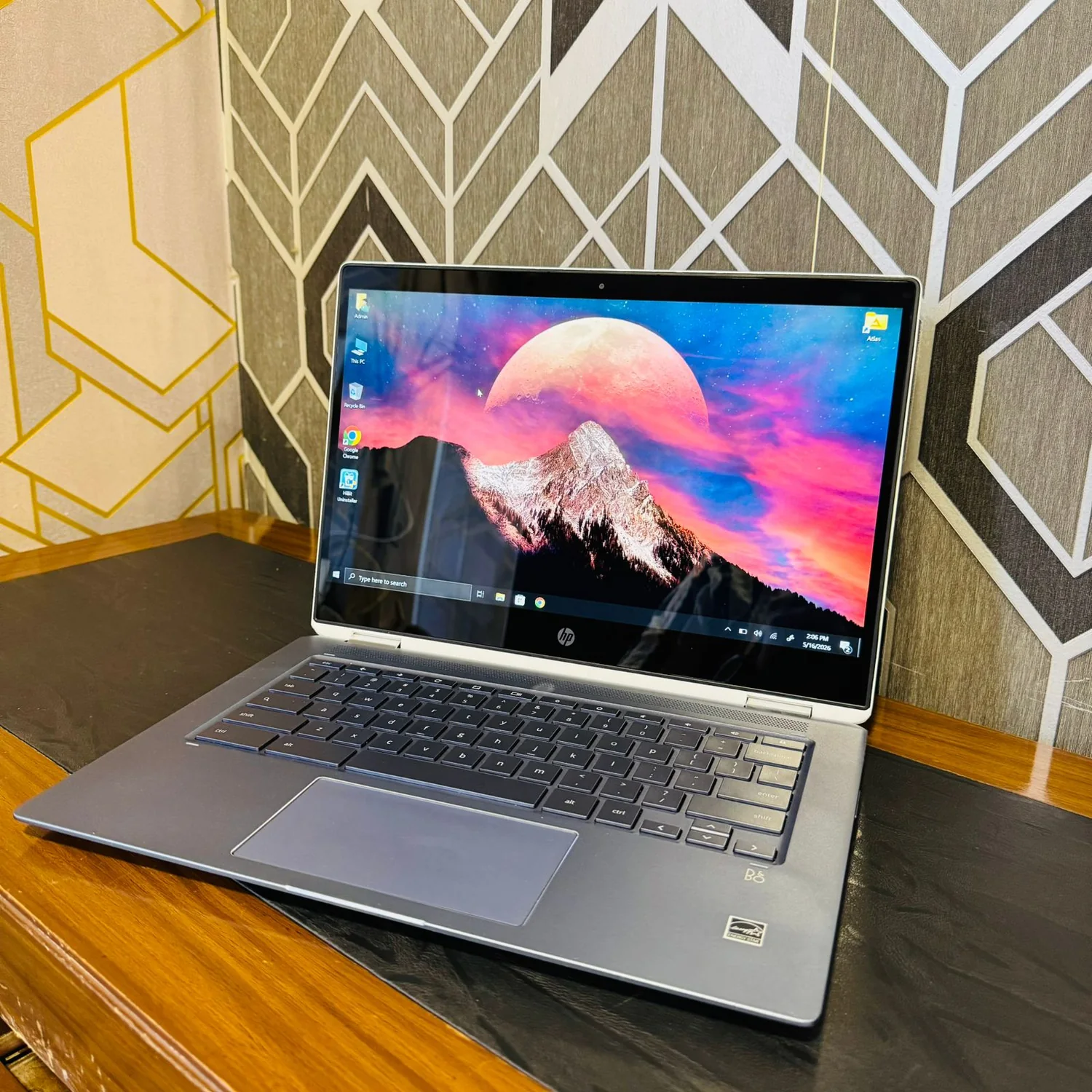 HP | Chromebook x360 14-da0011dx | Chromebook | 64GB Storage | 8GB RAM | Intel Core i3-8130U | 360 Rotatable | Touchscreen | Windows 10 | 14″ Display | ChromeBook - Image 5