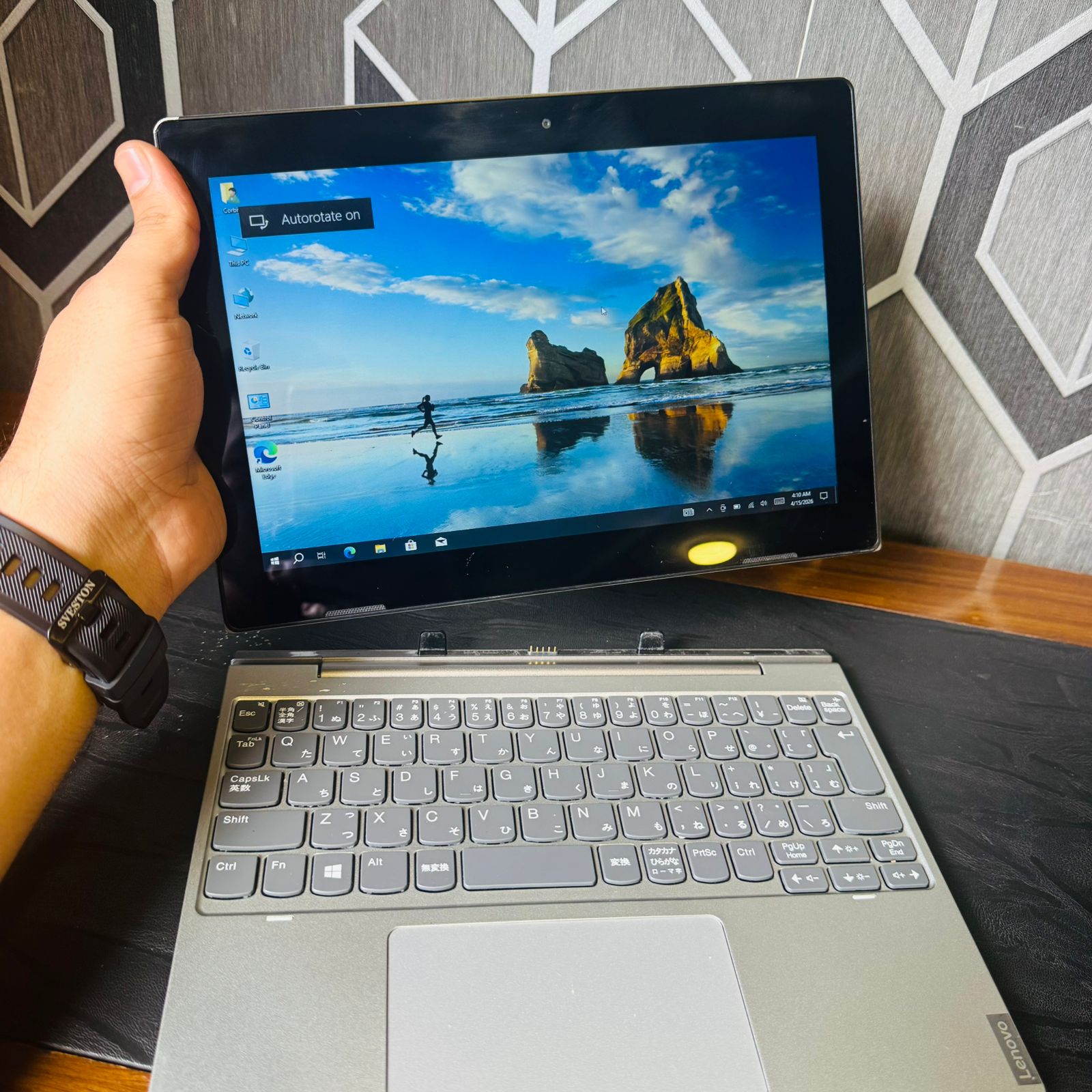 Lenovo | IdeaPad D330 | 64GB eMMC | 4GB RAM | 10.1″ HD IPS Touch Display | Intel Celeron N4000 / N4020 | Windows 10 | Detachable Keyboard | Laptop - Image 4