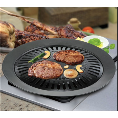 12.5-Inch Smokeless Stove Top BBQ Grill Pan - Image 2