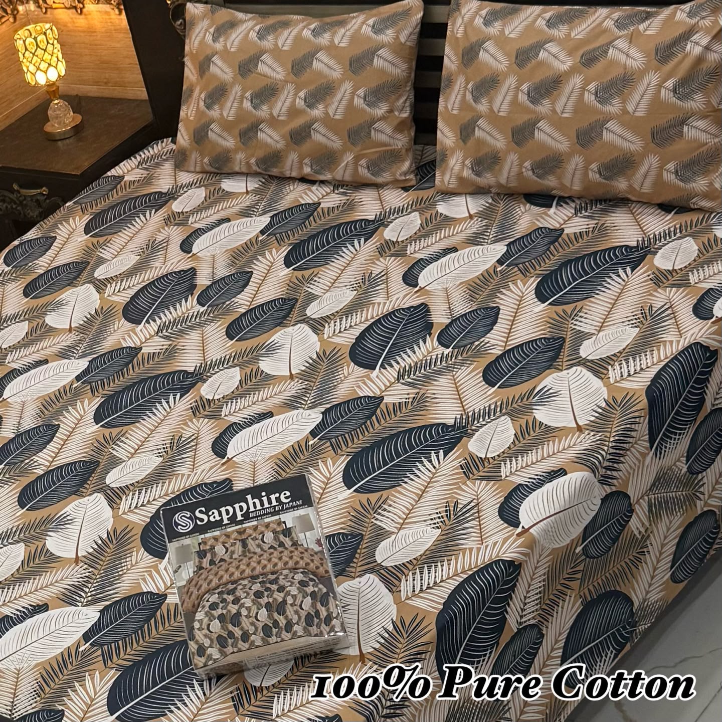 Printed Branded Pure Cotton Bedsheet Collection – King Size - Image 12