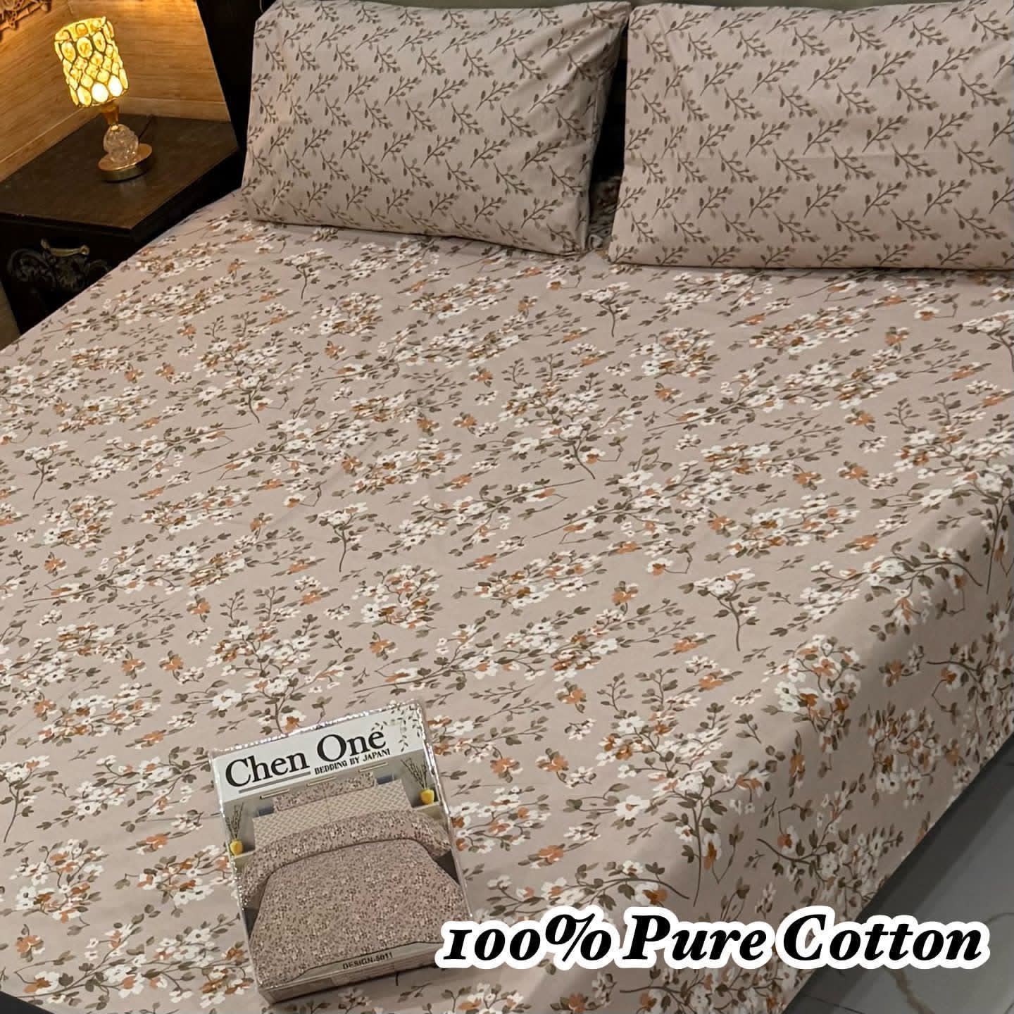 Printed Branded Pure Cotton Bedsheet Collection – King Size - Image 15