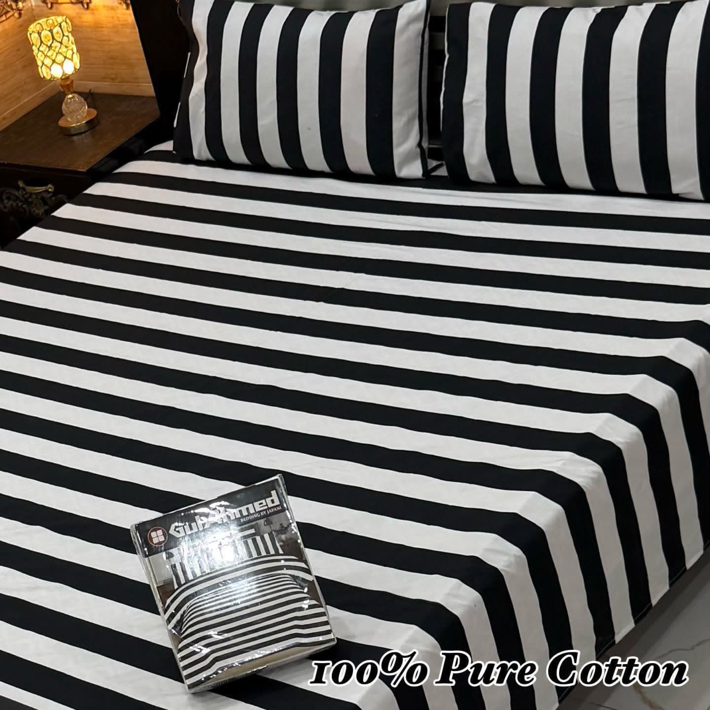 Printed Branded Pure Cotton Bedsheet Collection – King Size - Image 16