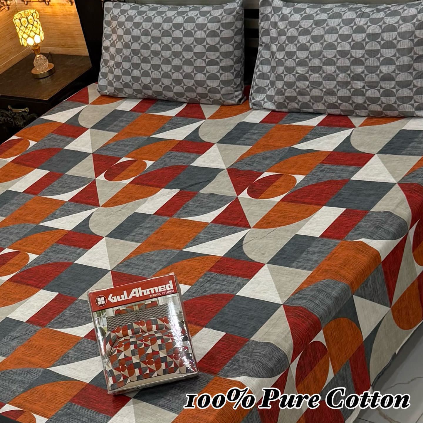 Printed Branded Pure Cotton Bedsheet Collection – King Size - Image 17