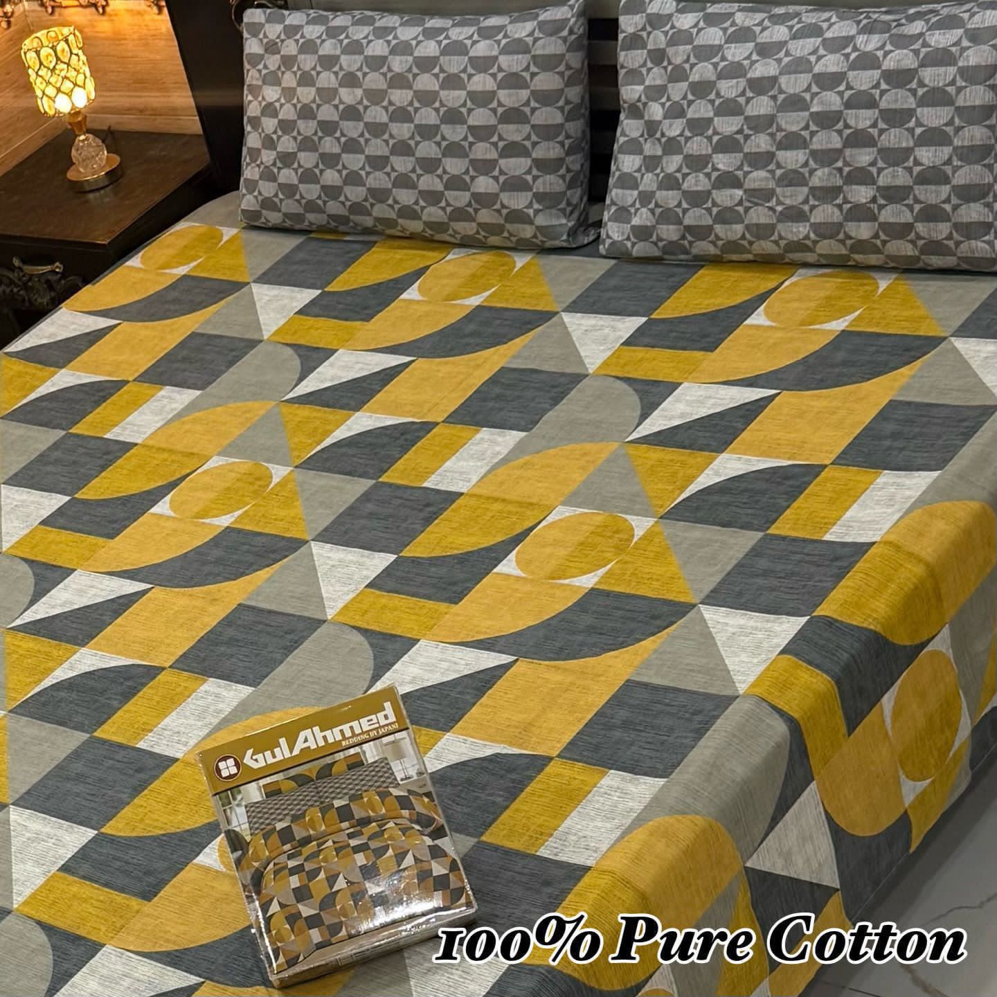 Printed Branded Pure Cotton Bedsheet Collection – King Size - Image 18