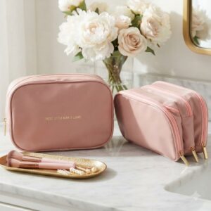 Premium Travel Cosmetic Organizer Bag | Waterproof Makeup & Toiletry Storage Pouch