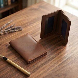 Minimalist PU Leather Card Holder Wallet