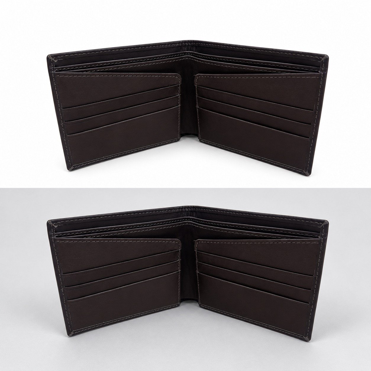 Dark Brown Classic Bifold Wallet
