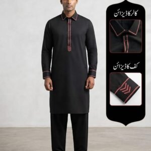 Light Grey Premium Stitched Shalwar Kameez